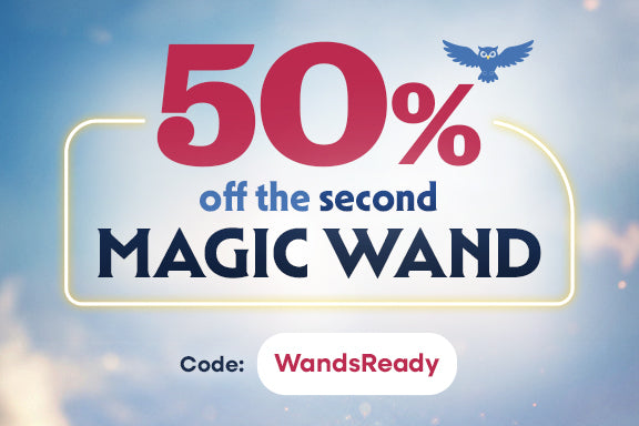 50% off the second magic wand. Code: WandsReady
