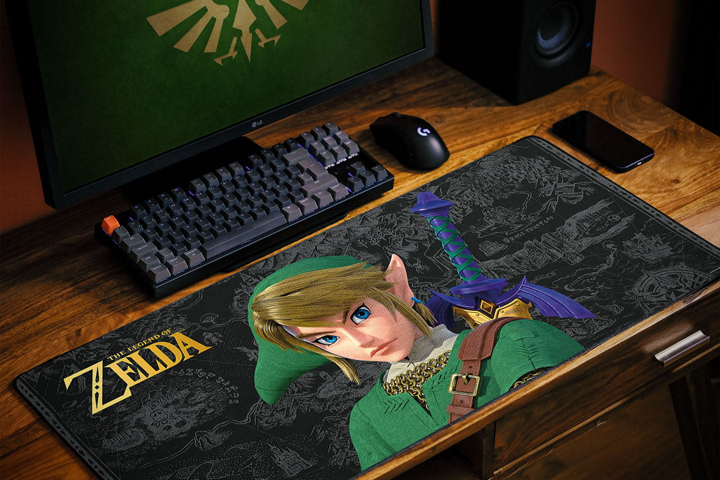 Alfombrilla de ratón Link de Zelda