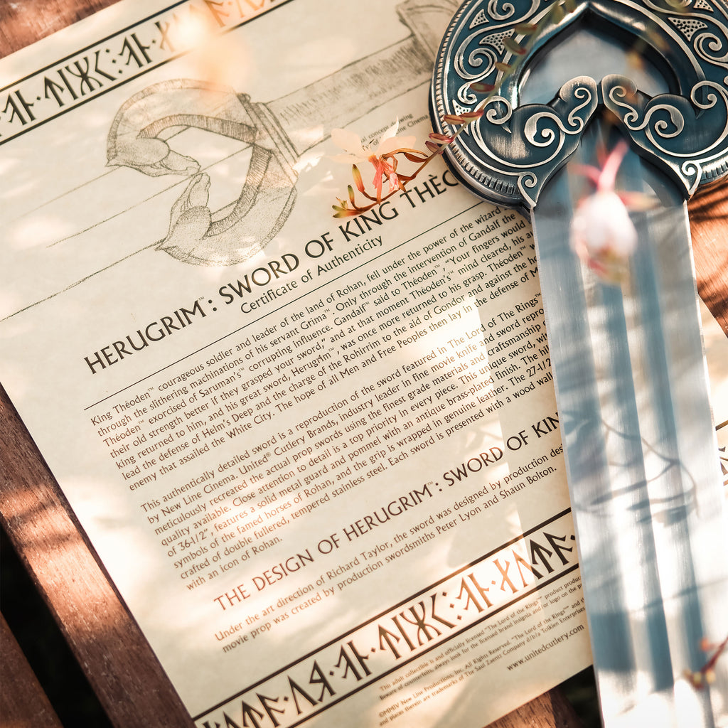 Imagen del producto Herugrim – Réplica de la espada del rey Théoden – El Señor de los Anillos