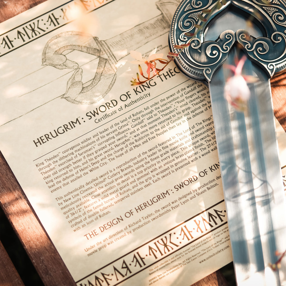 Imagen del producto Herugrim – Réplica de la espada del rey Théoden – El Señor de los Anillos