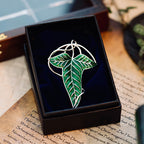 Imagen del producto El Señor de los Anillos - Réplica de broche de hoja