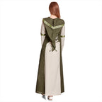 Imagen del producto Vestido medieval Rebecca en color natural-verde