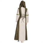Imagen del producto Vestido medieval Rebecca en color natural-verde