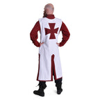 Imagen del producto Túnica de los Caballeros Cruzados blanco-burdeos