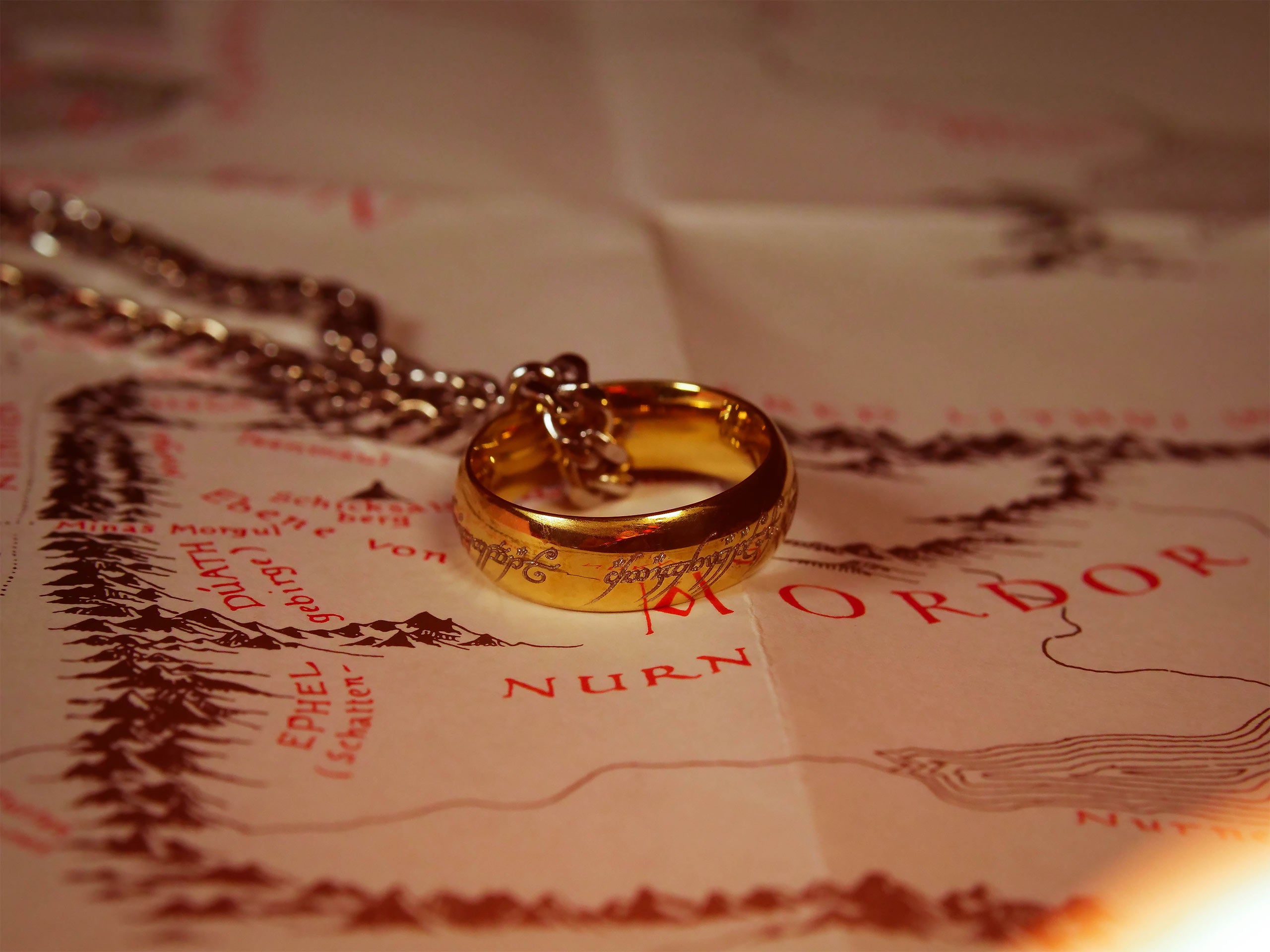 Imagen del producto El Señor de los Anillos - El Único Anillo en Cadena