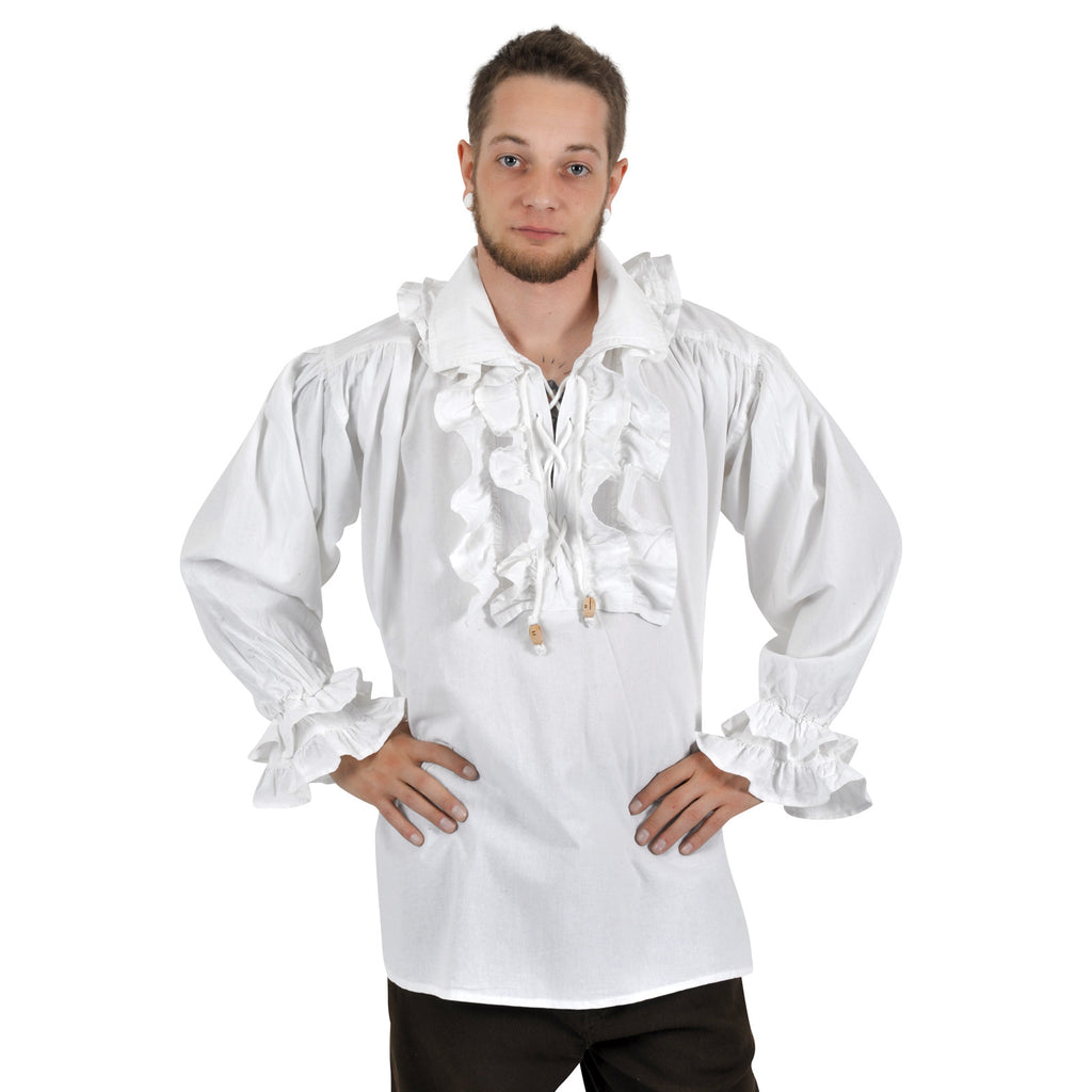Imagen del producto Camisa de volantes Laurenz blanca