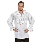 Imagen del producto Camisa de volantes Laurenz blanca