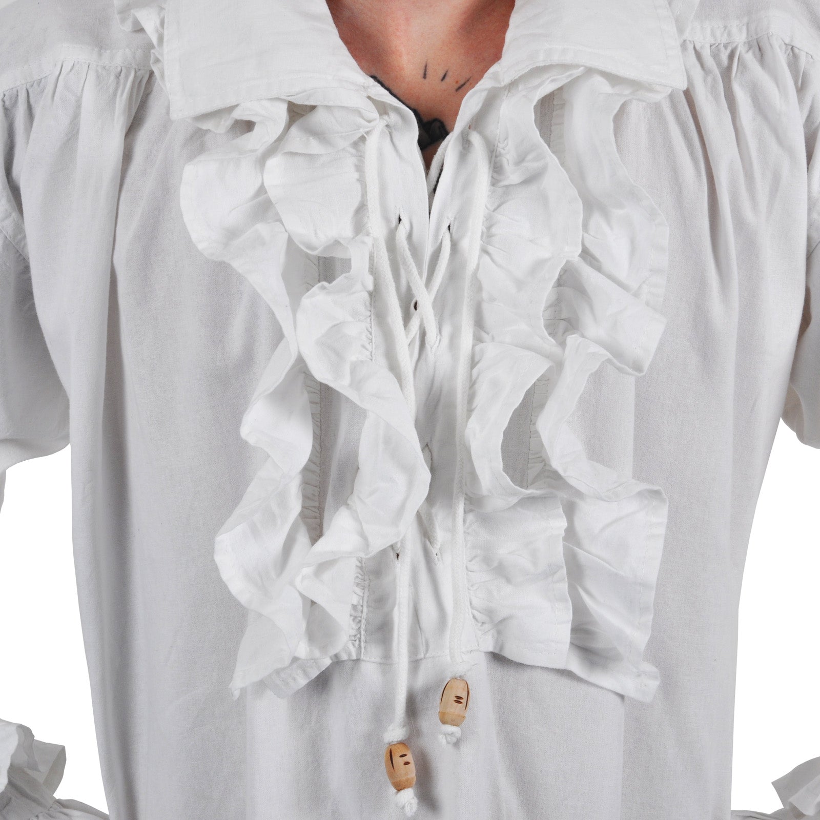 Imagen del producto Camisa de volantes Laurenz blanca