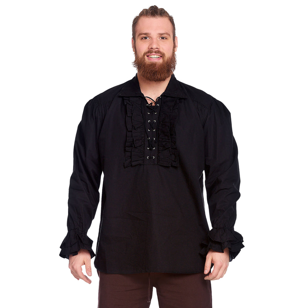 Imagen del producto Camisa con volantes negra