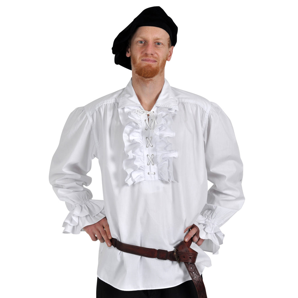 Imagen del producto Camisa de volantes blanca