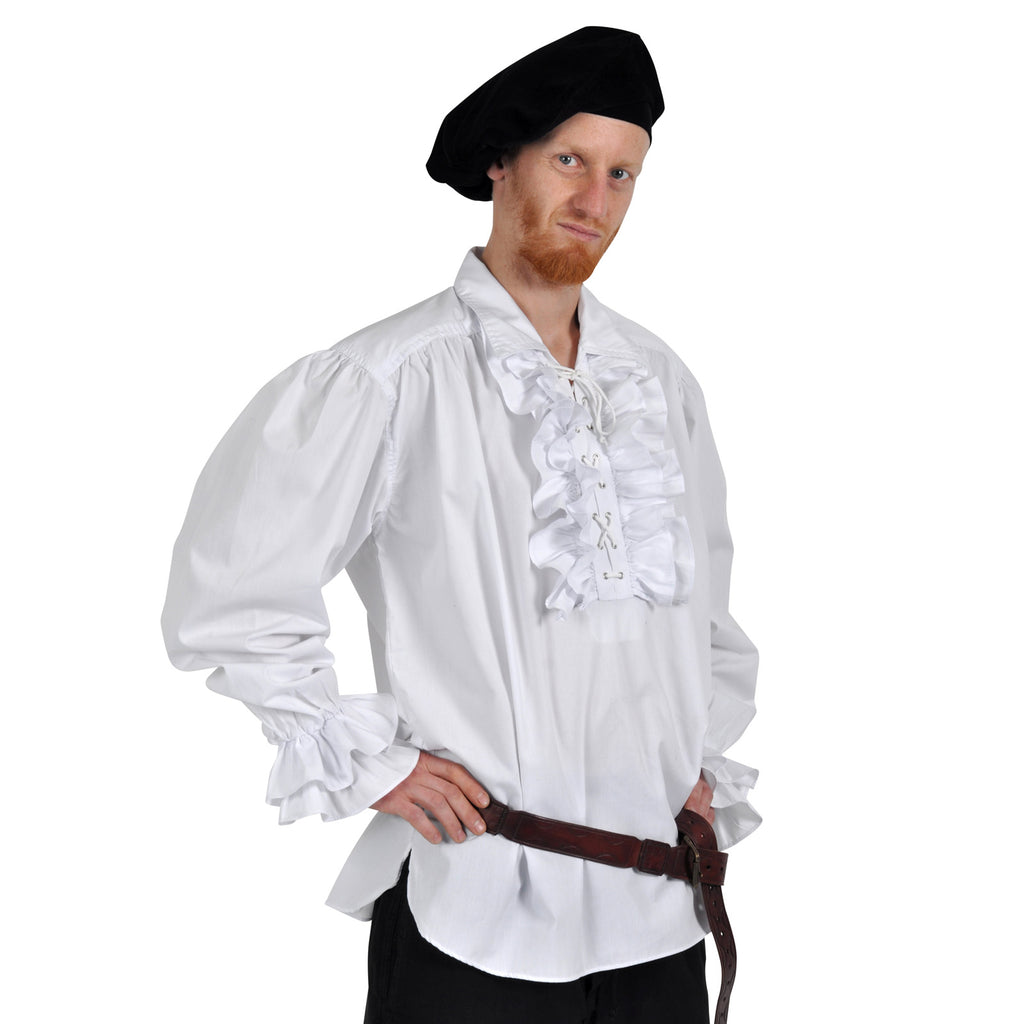 Imagen del producto Camisa de volantes blanca