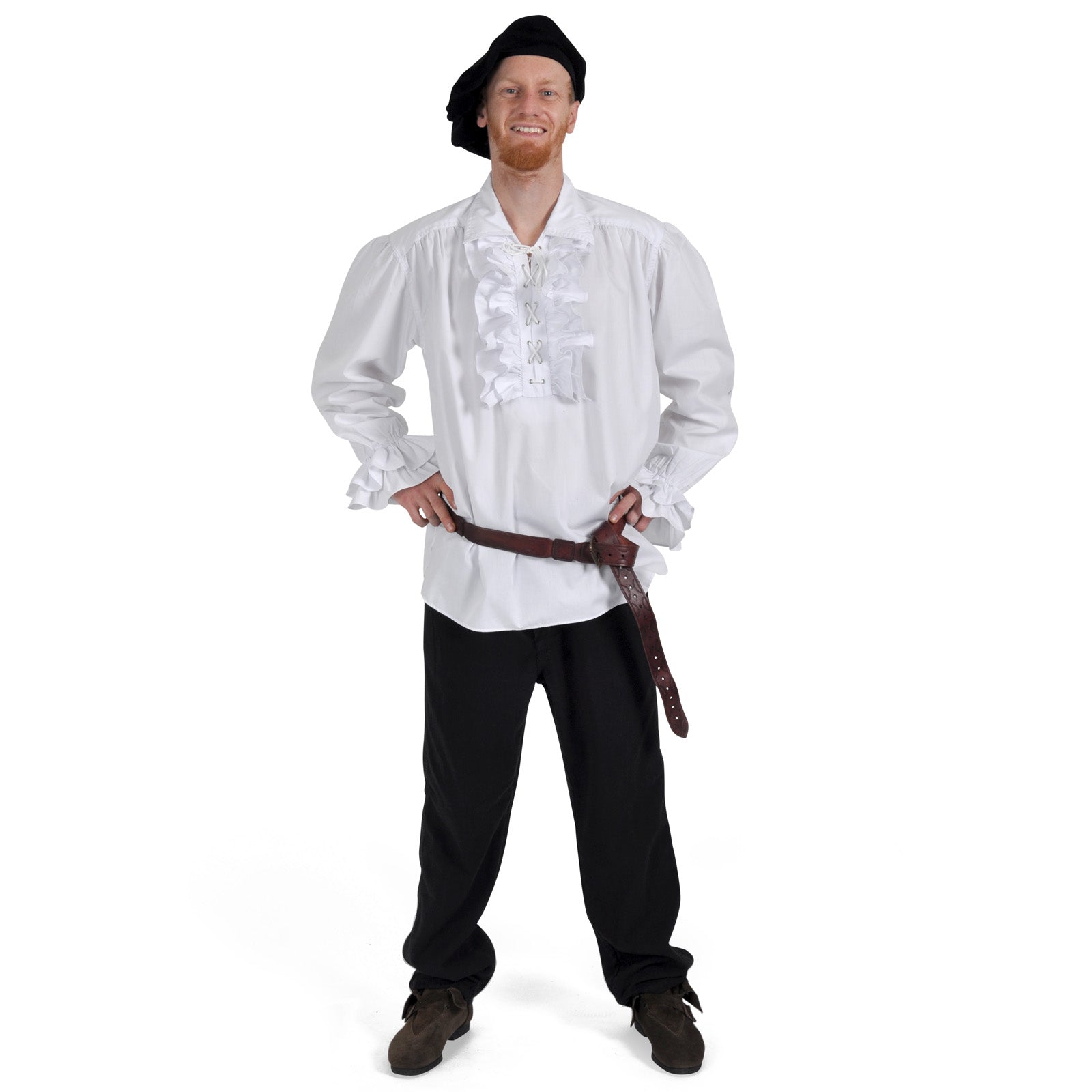 Imagen del producto Camisa de volantes blanca