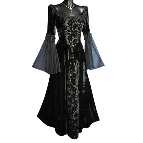 Imagen del producto Melinda - Vestido gótico negro
