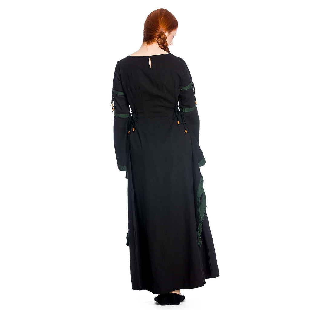 Imagen del producto Leona - Vestido medieval negro-verde