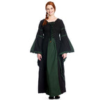 Imagen del producto Leona - Vestido medieval negro-verde