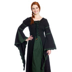 Imagen del producto Leona - Vestido medieval negro-verde