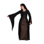 Imagen del producto Leona - Vestido medieval negro-marrón
