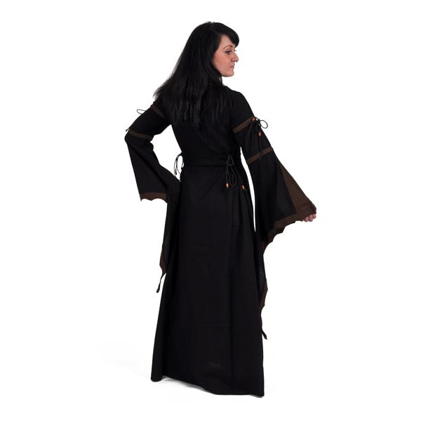 Imagen del producto Leona - Vestido medieval negro-marrón