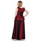 Imagen del producto Estrella - Falda medieval negro-rojo