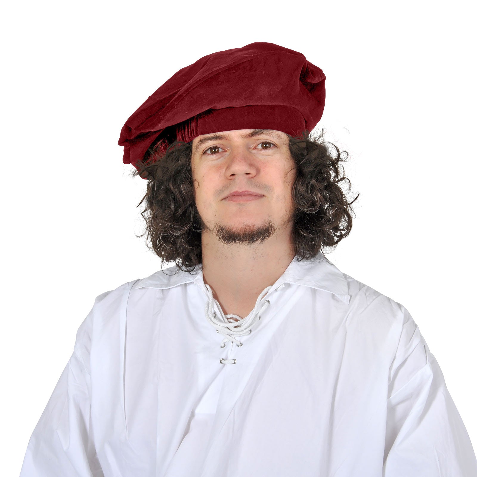 Imagen del producto Boina de terciopelo, roja