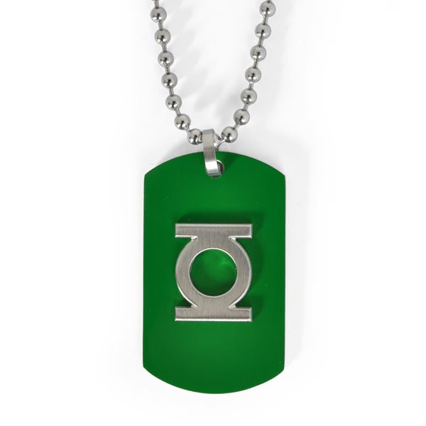 Imagen del producto Green Lantern - Colgante verde con cadena