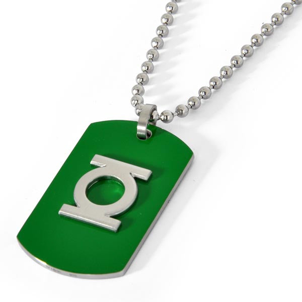 Imagen del producto Green Lantern - Colgante verde con cadena