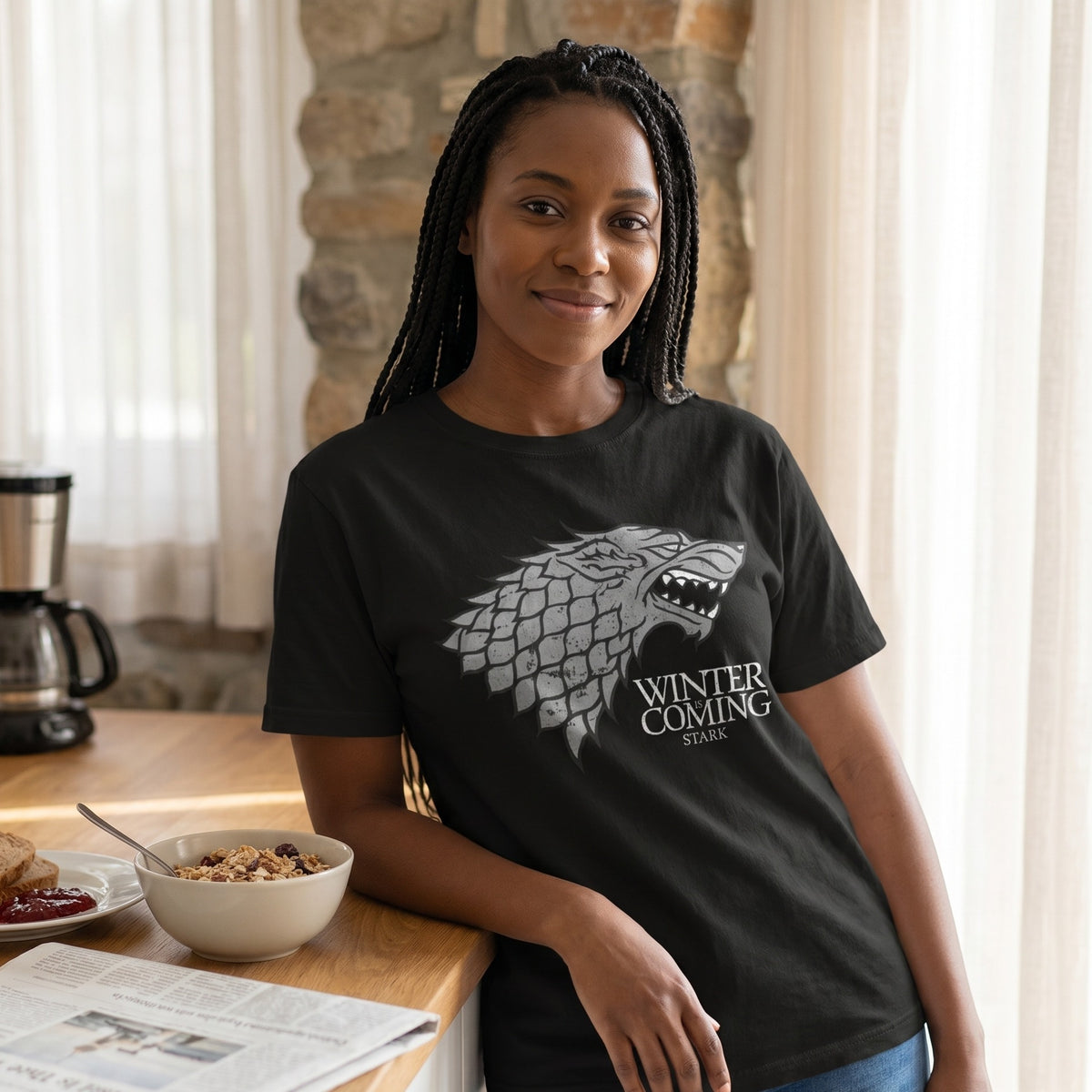 Imagen del producto Juego de Tronos - Camiseta Casa Stark