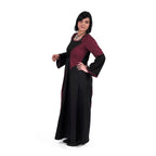 Imagen del producto Vestido medieval Elena burdeos-negro