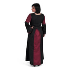 Imagen del producto Vestido medieval Elena burdeos-negro