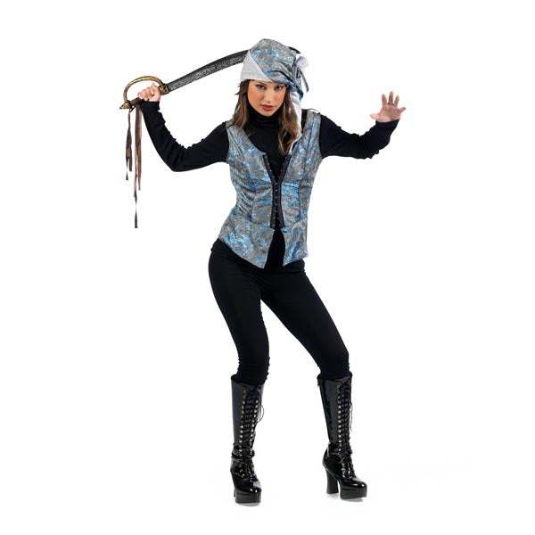 Imagen del producto Chaleco de pirata con sombrero