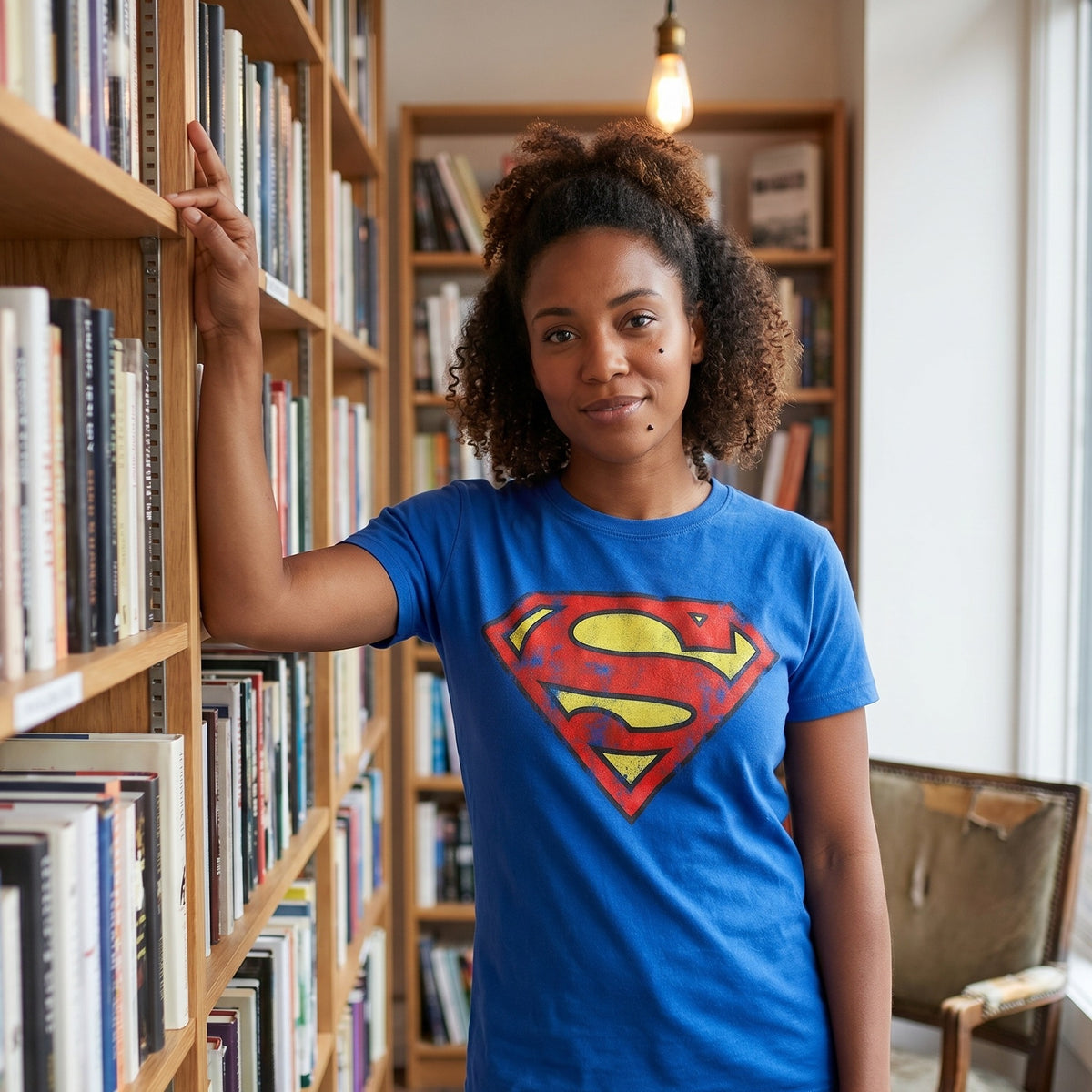 Imagen del producto Superman - Camiseta con logotipo retro