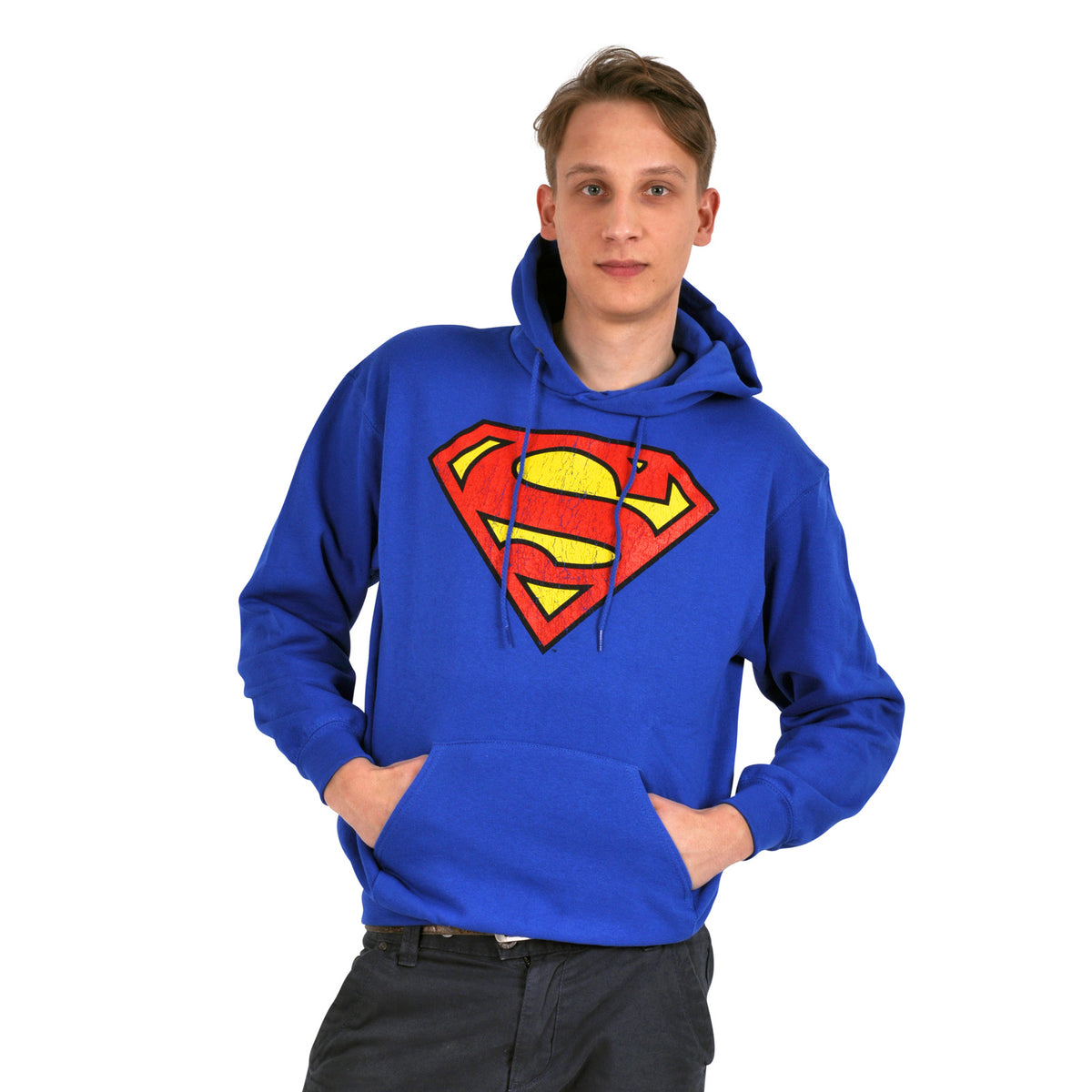 Imagen del producto Sudadera con capucha del logo de Superman