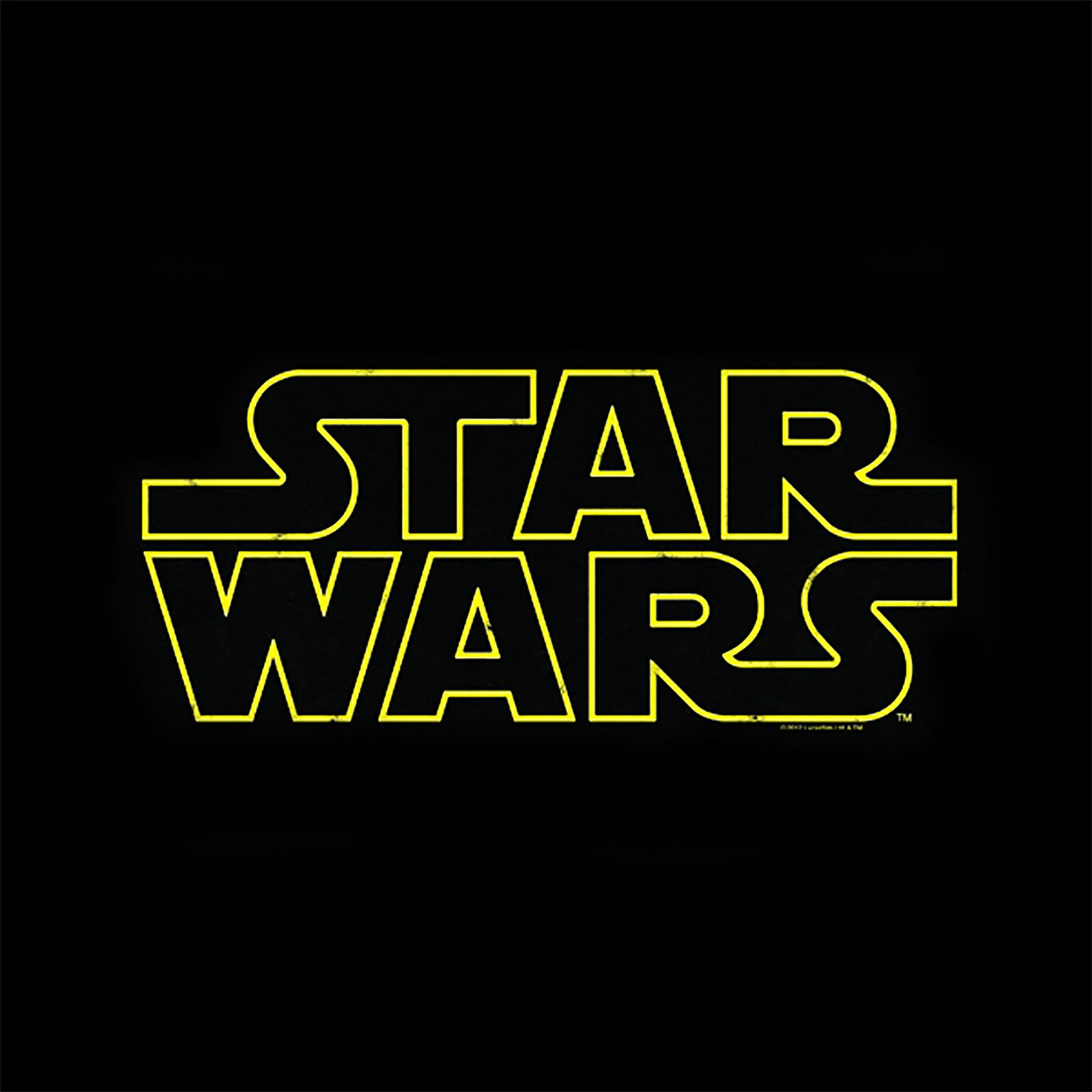 Imagen del producto Star Wars - Camiseta con logo negra