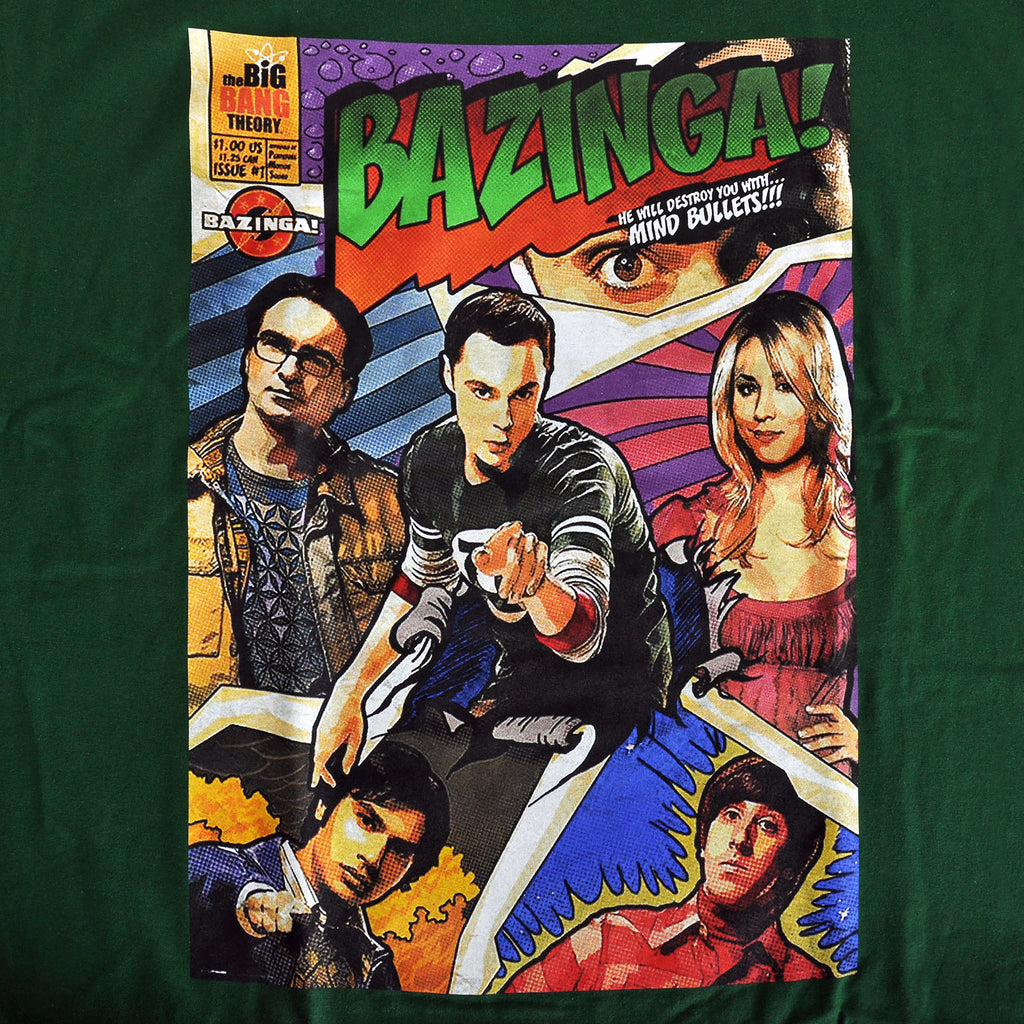Imagen del producto The Big Bang Theory - Bazinga Camiseta estilo cómic