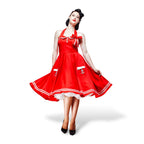 Imagen del producto Vestido Rockabilly Motley rojo