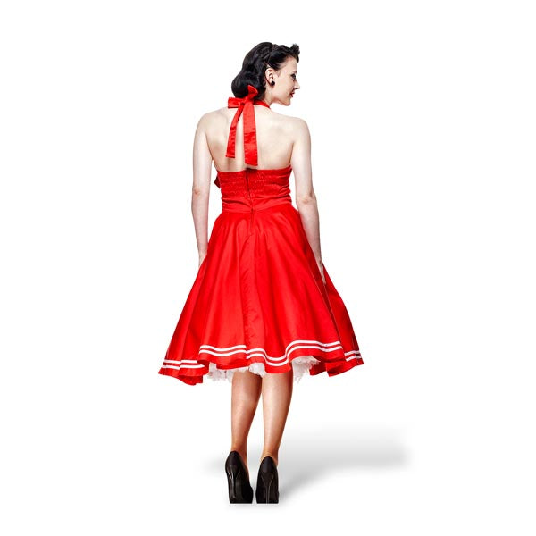 Imagen del producto Vestido Rockabilly Motley rojo