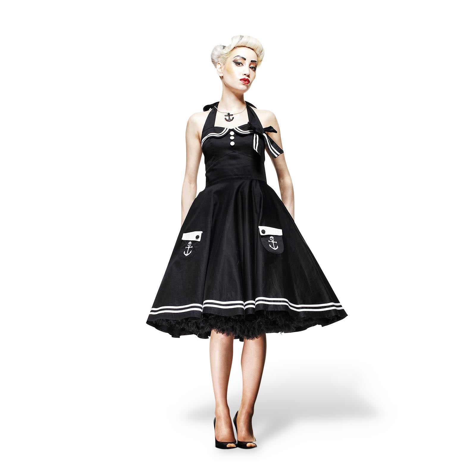 Imagen del producto Vestido Rockabilly Motley negro