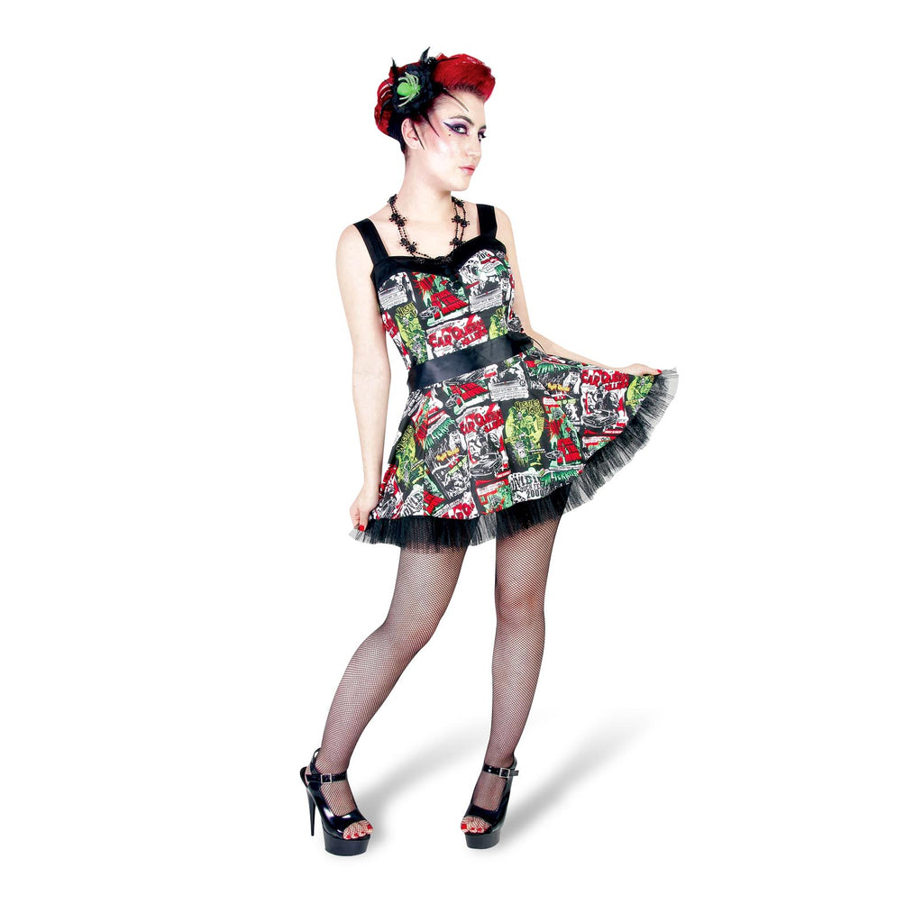 Imagen del producto Vestido mini Rockabilly B-Movie