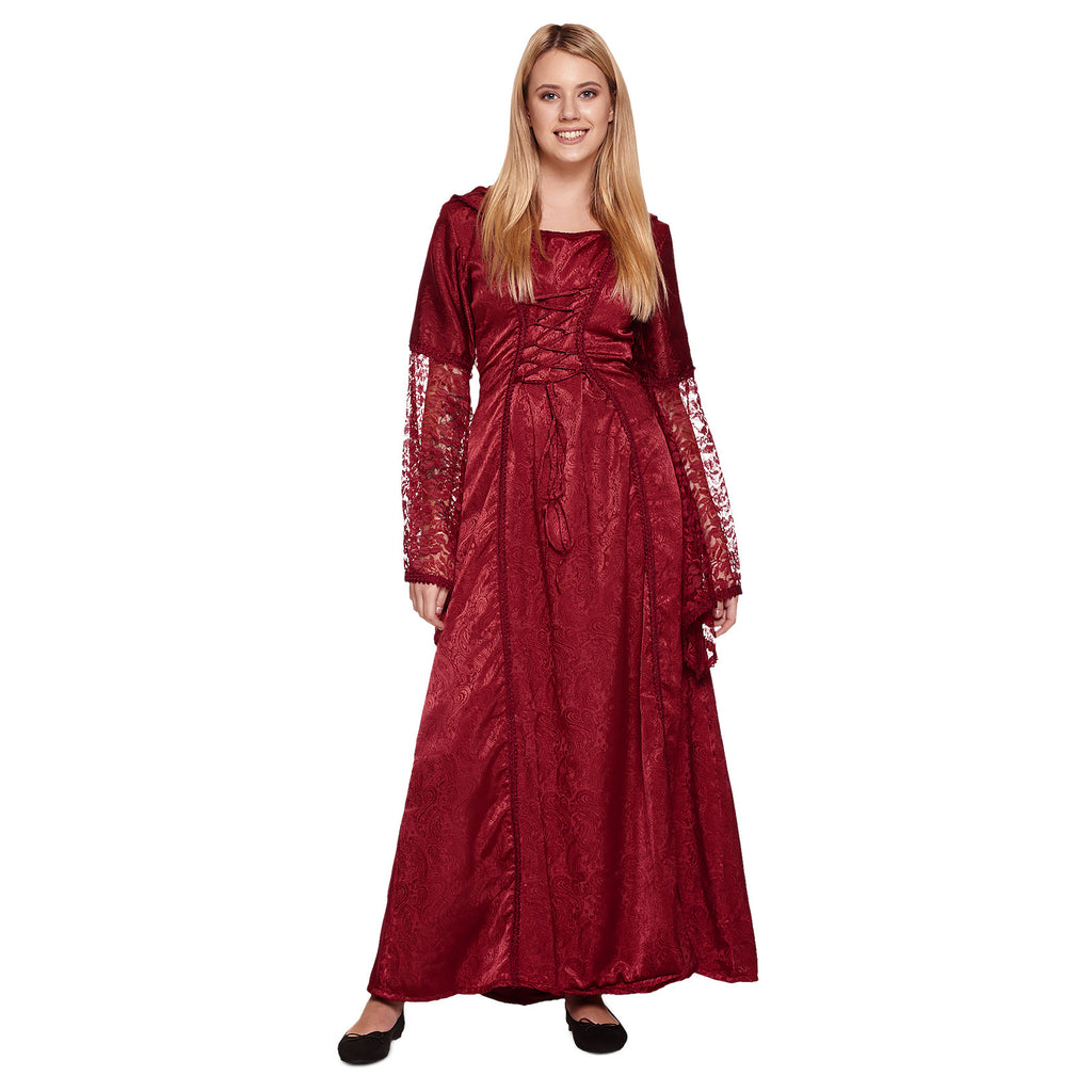 Imagen del producto Vestido medieval Marianna rojo