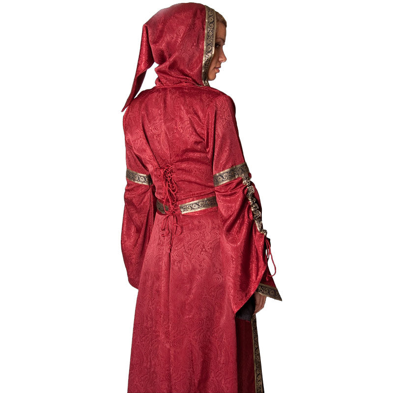 Product image Medieval dress Iris bordeaux-black