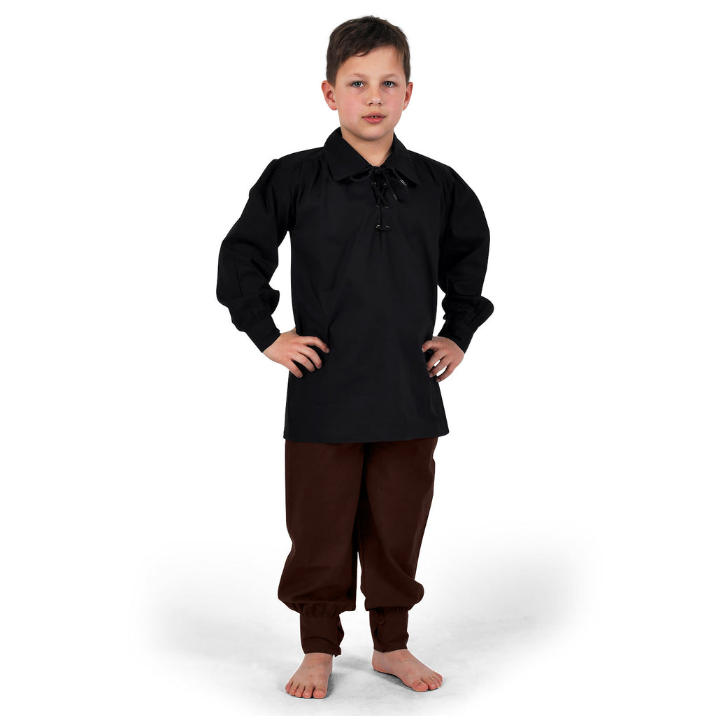 Imagen del producto Camisa medieval para niños negra