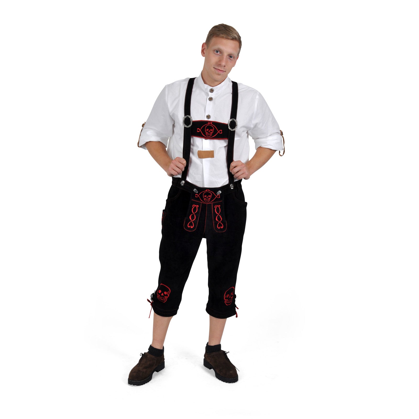 Imagen del producto Pantalones de cuero auténtico Zombie para hombre