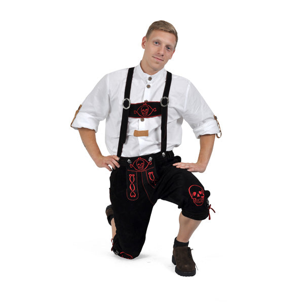 Imagen del producto Pantalones de cuero auténtico Zombie para hombre