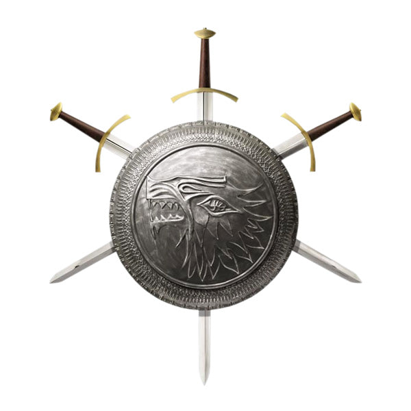 Imagen del producto Juego de Tronos - Réplica del escudo de infantería de la Casa Stark