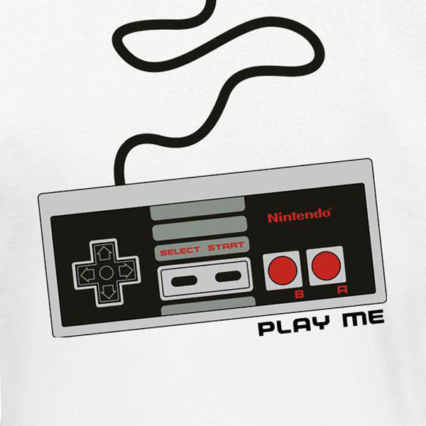 Imagen del producto Nintendo - Camiseta blanca del controlador NES