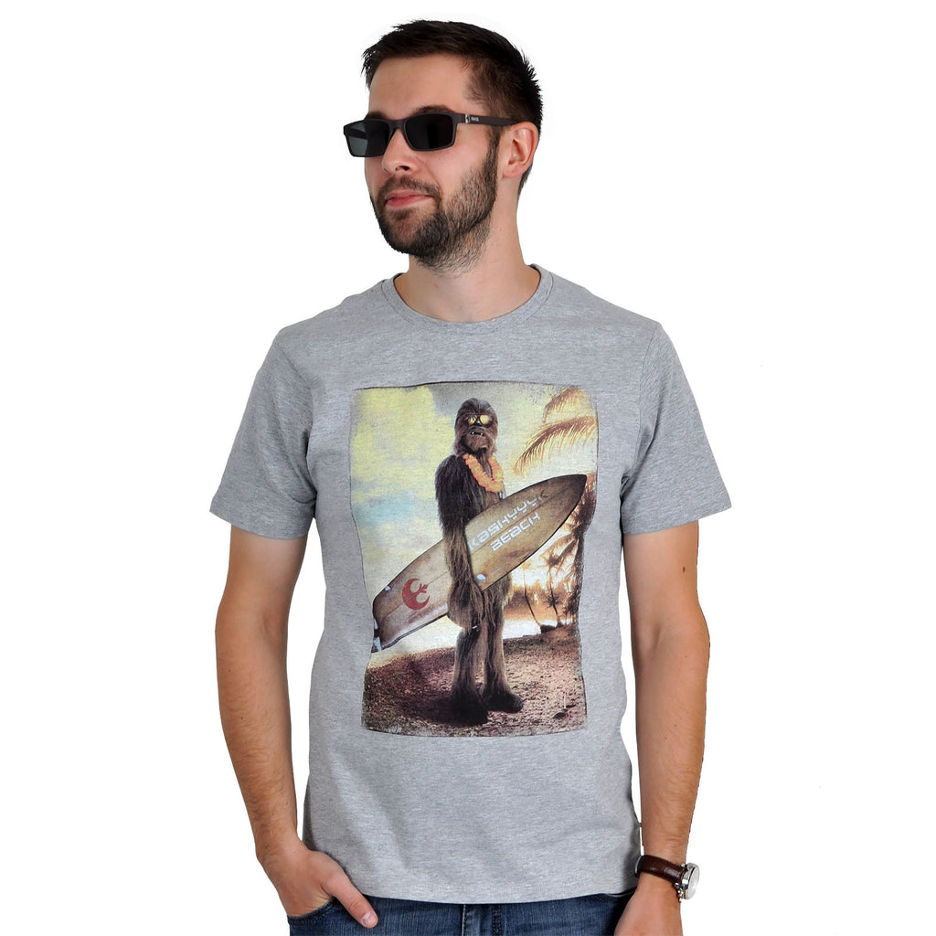 Imagen del producto Star Wars - Camiseta Wookiee Surfer gris