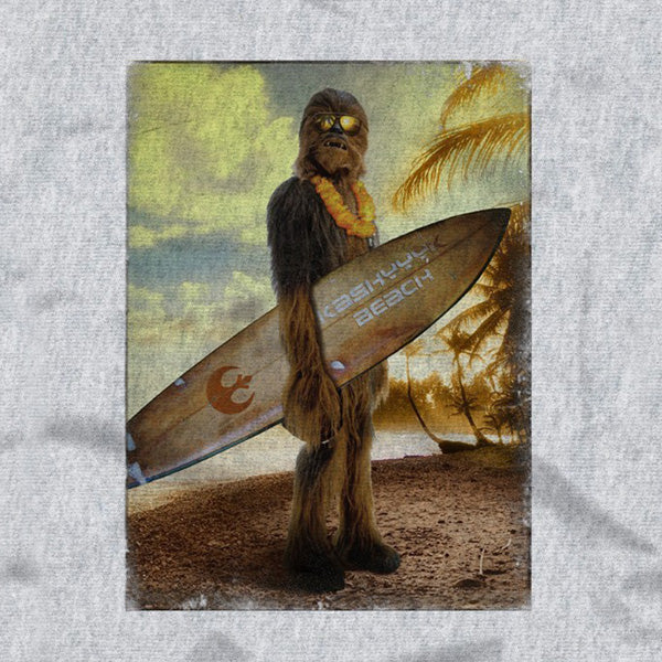 Imagen del producto Star Wars - Camiseta Wookiee Surfer gris
