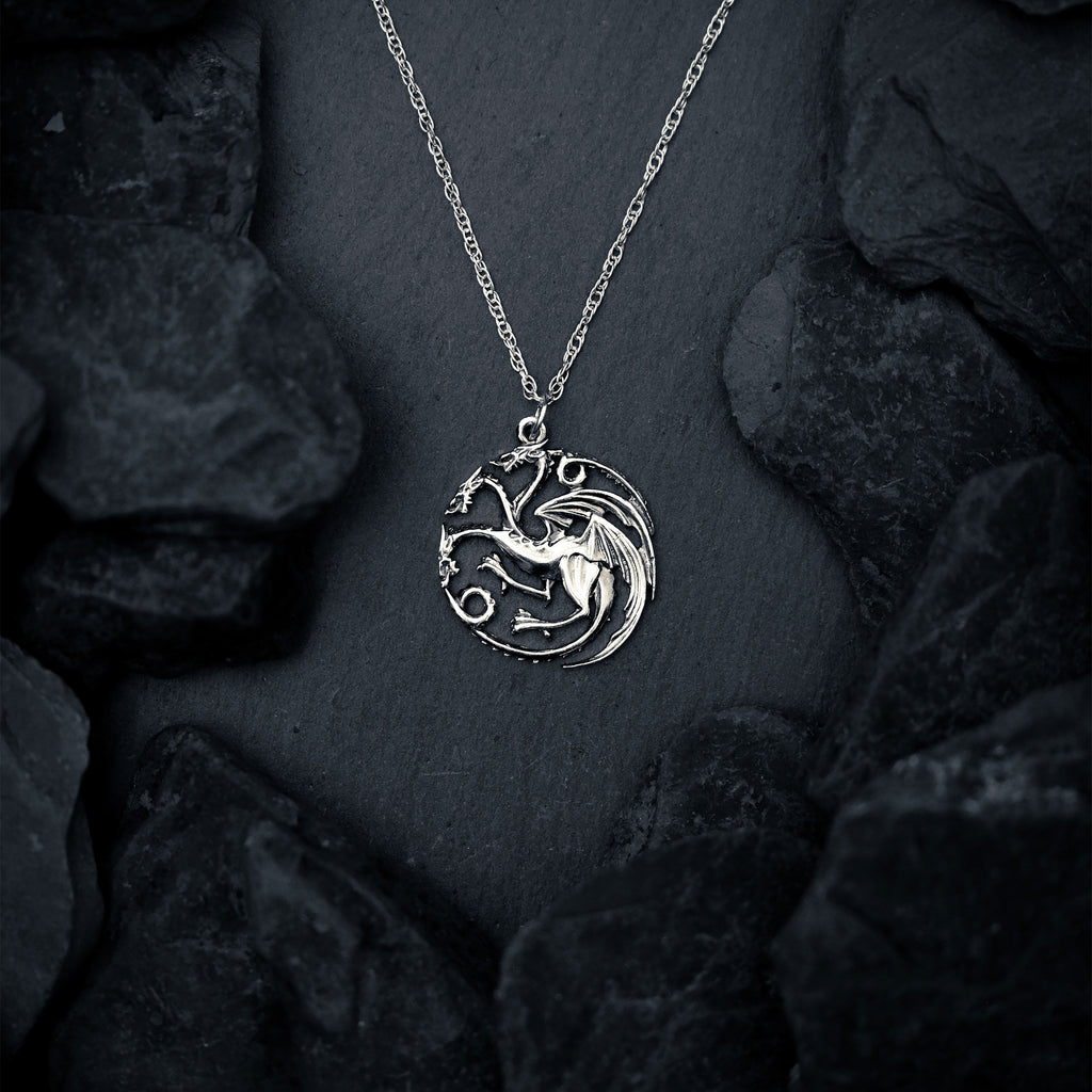Imagen del producto Juego de Tronos - Collar de escudo de armas Targaryen