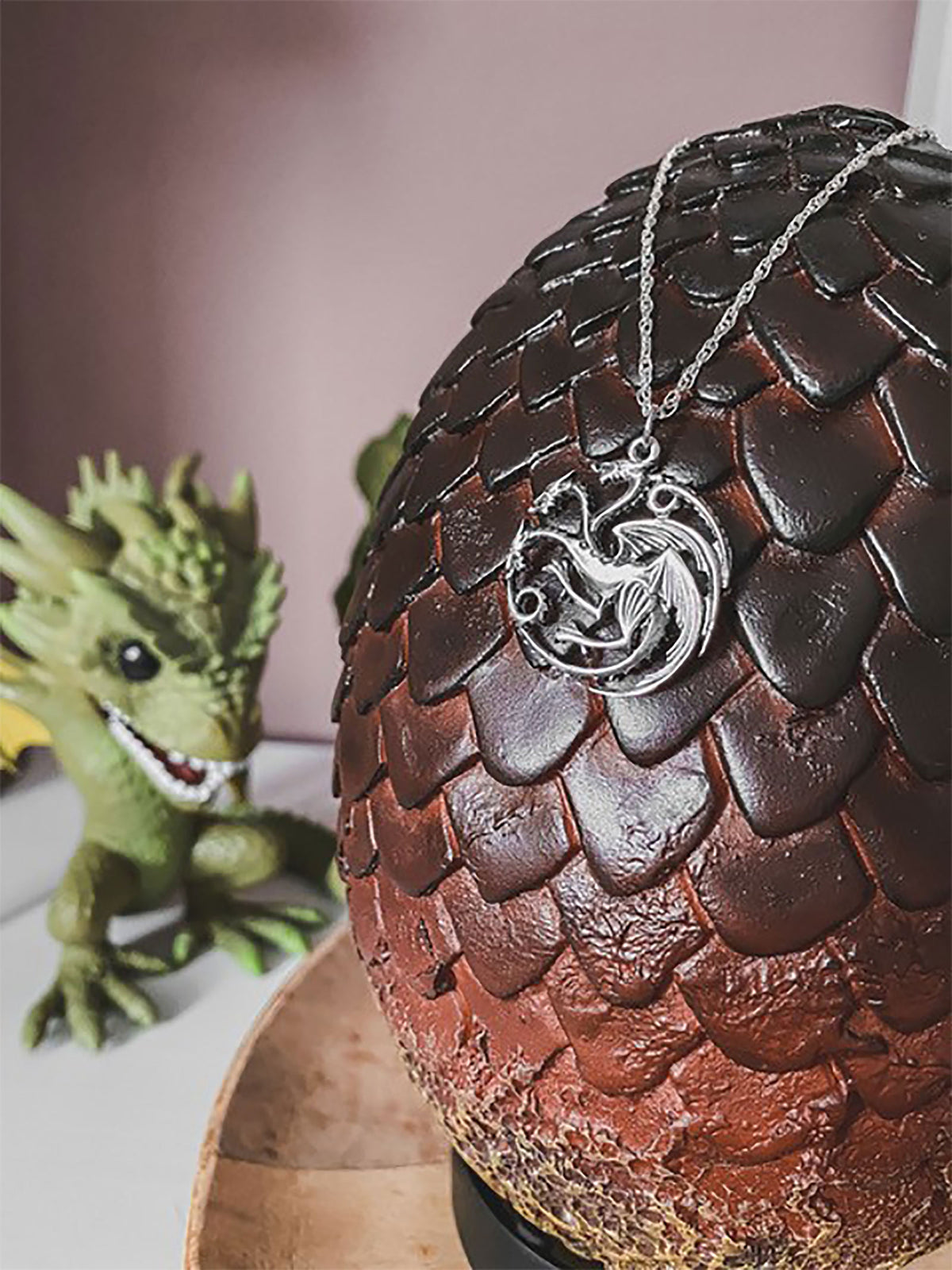 Imagen del producto Juego de Tronos - Collar de escudo de armas Targaryen