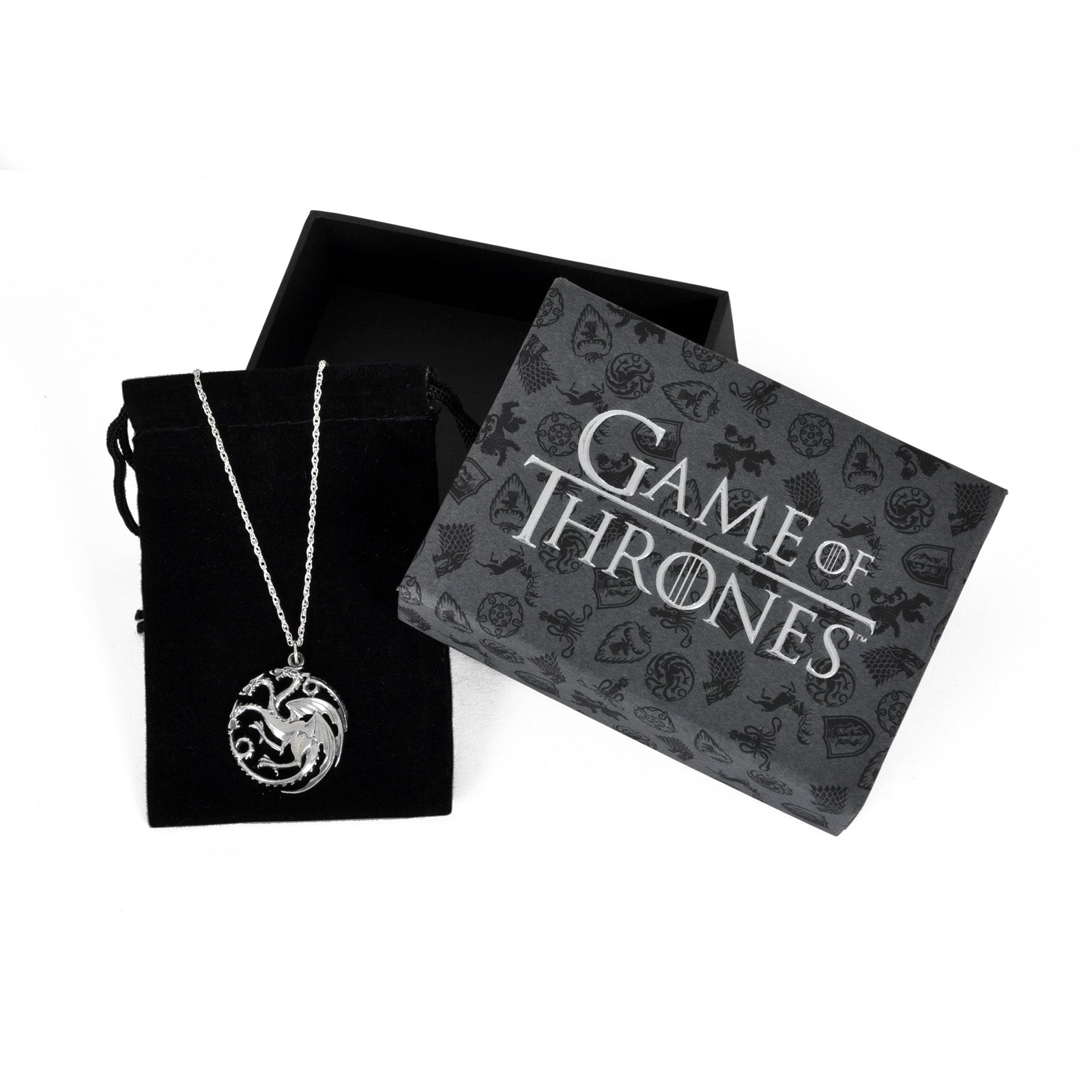 Imagen del producto Juego de Tronos - Collar de escudo de armas Targaryen